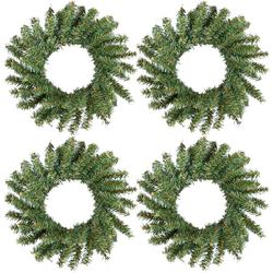 Direct Wholesale Artificial Canadian Pine Wreaths