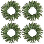Direct Wholesale Artificial Canadian Pine Wreaths