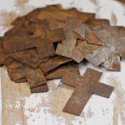 Direct Wholesale Bulk Primitive Rusty Tin Crosses