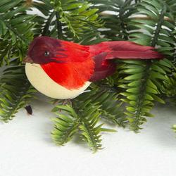 Red Feathered Mushroom Bird