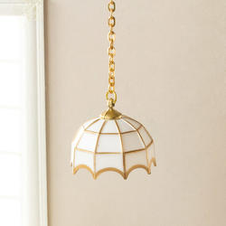 Miniature Tiffany-Style Swag Lamp