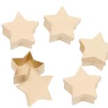 Paper Mache Star Boxes Set